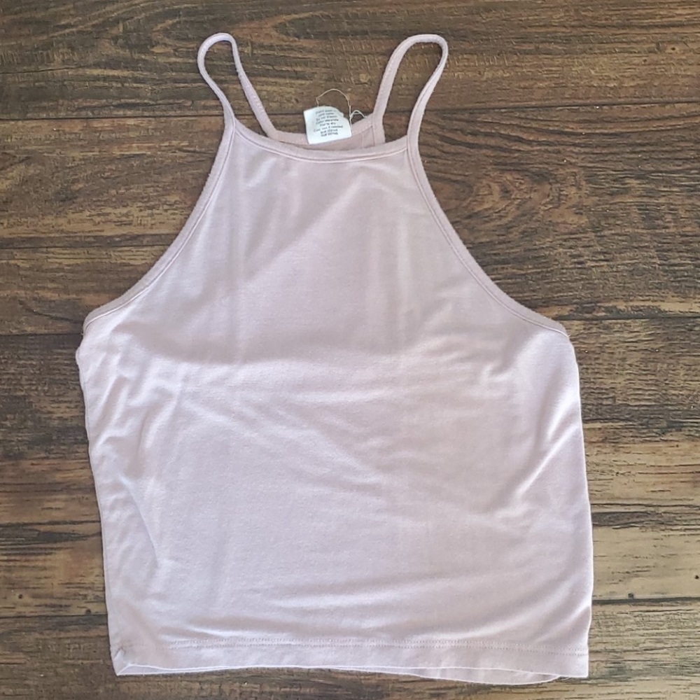 Pink crop top